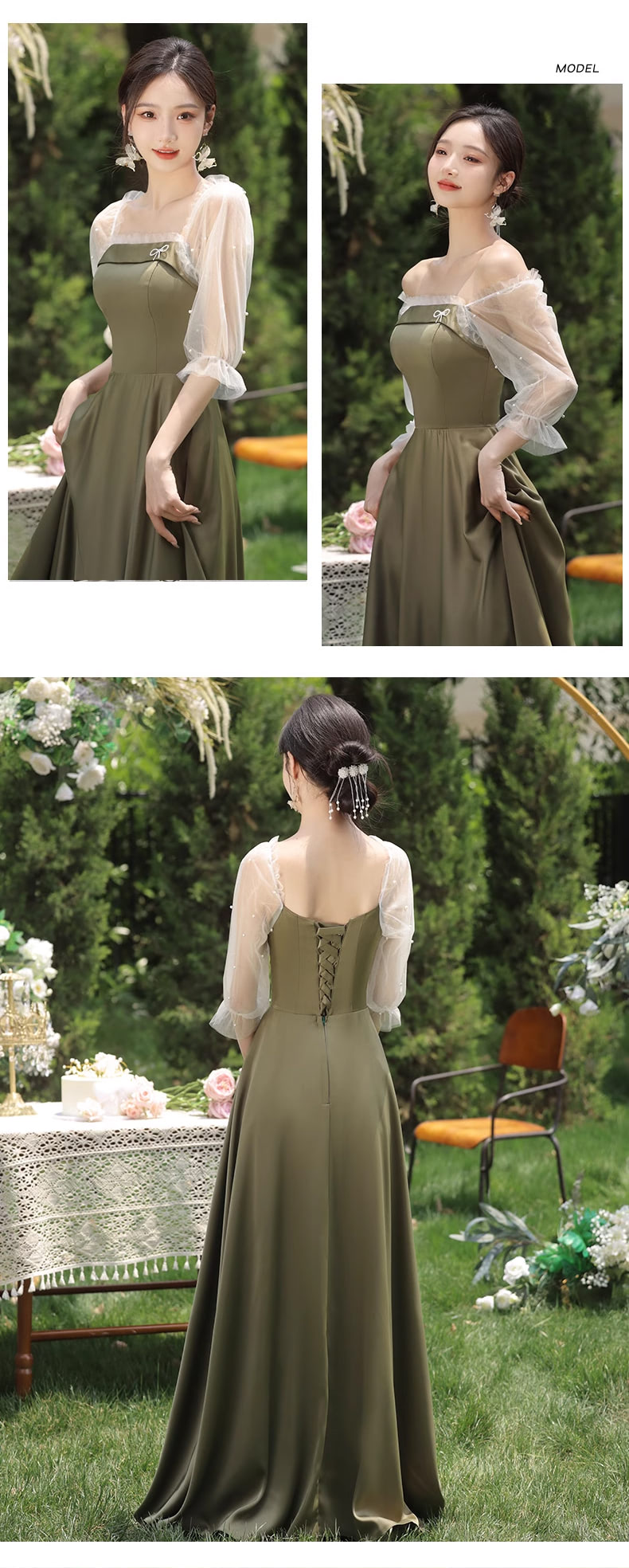 Sweet-Green-Satin-Bridesmaid-Bridal-Boho-Wedding-Long-Dress17