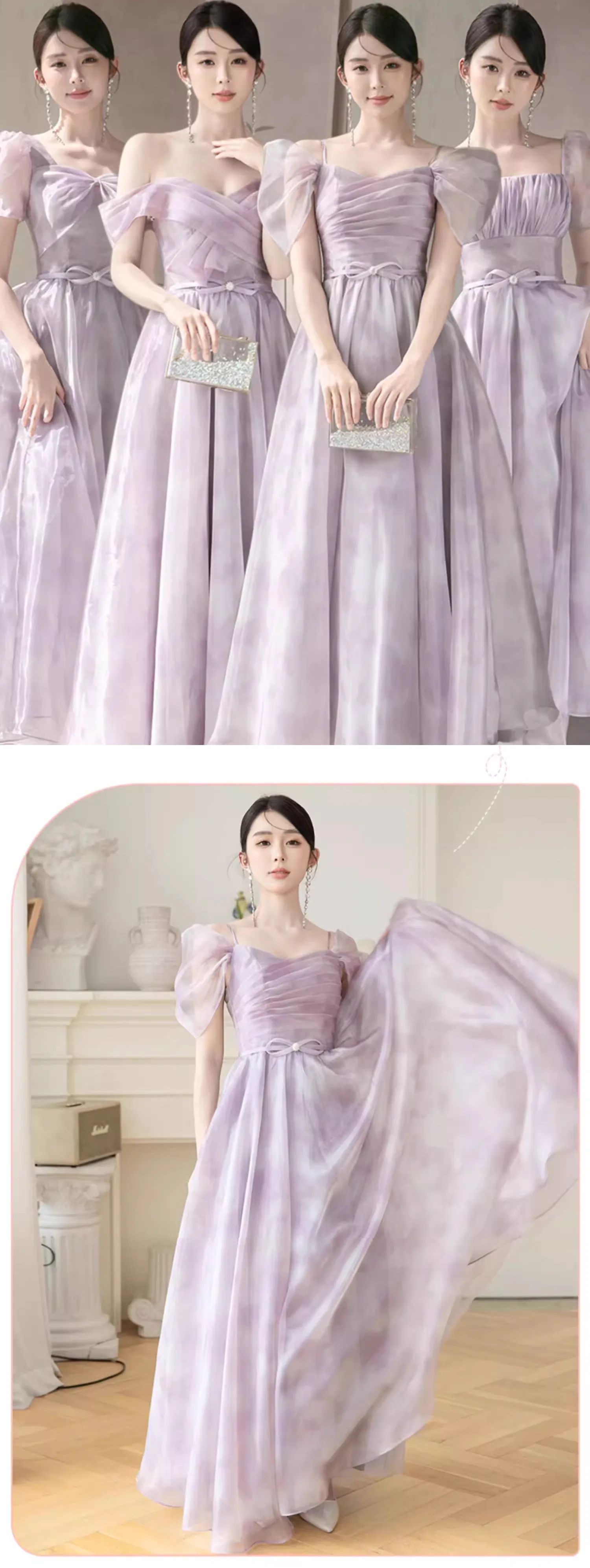 Sweet-Purple-Tulle-Bridesmaid-Dress-Evening-Wedding-Guest-Party-Gown11