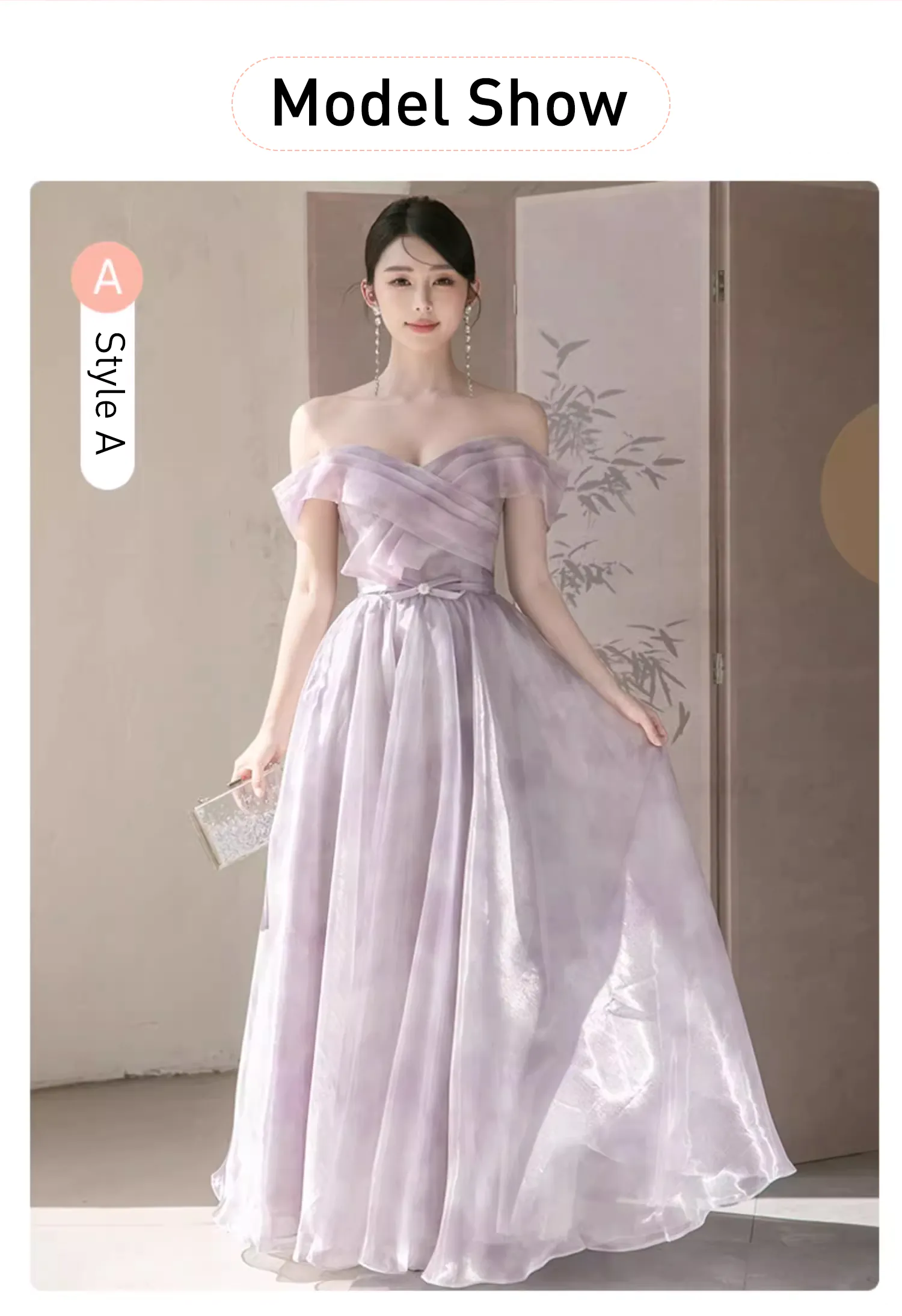 Sweet-Purple-Tulle-Bridesmaid-Dress-Evening-Wedding-Guest-Party-Gown13