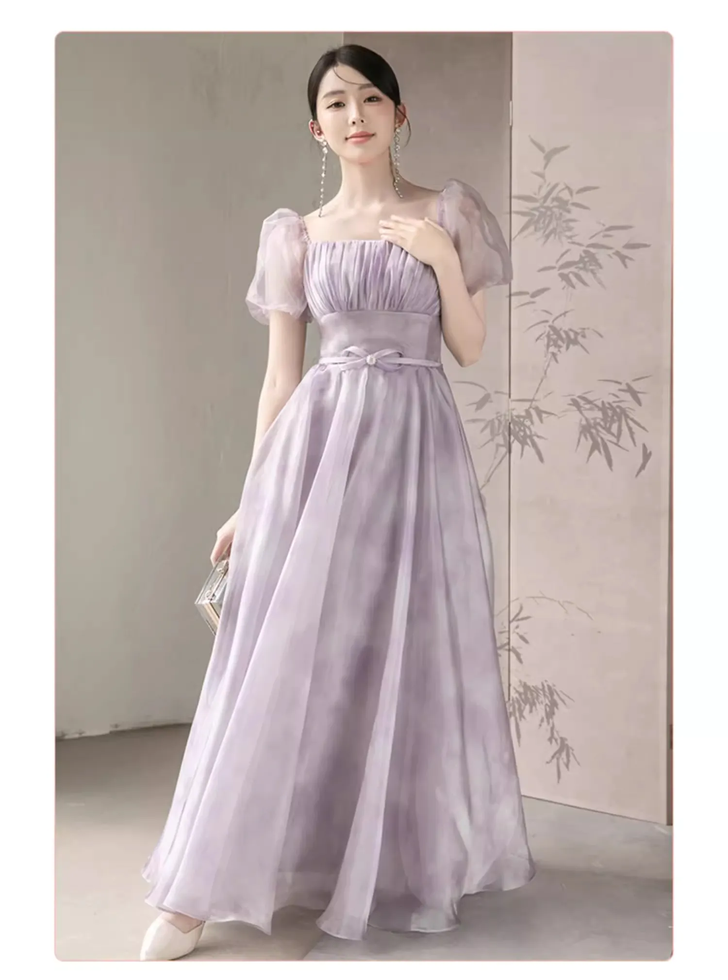 Sweet-Purple-Tulle-Bridesmaid-Dress-Evening-Wedding-Guest-Party-Gown22
