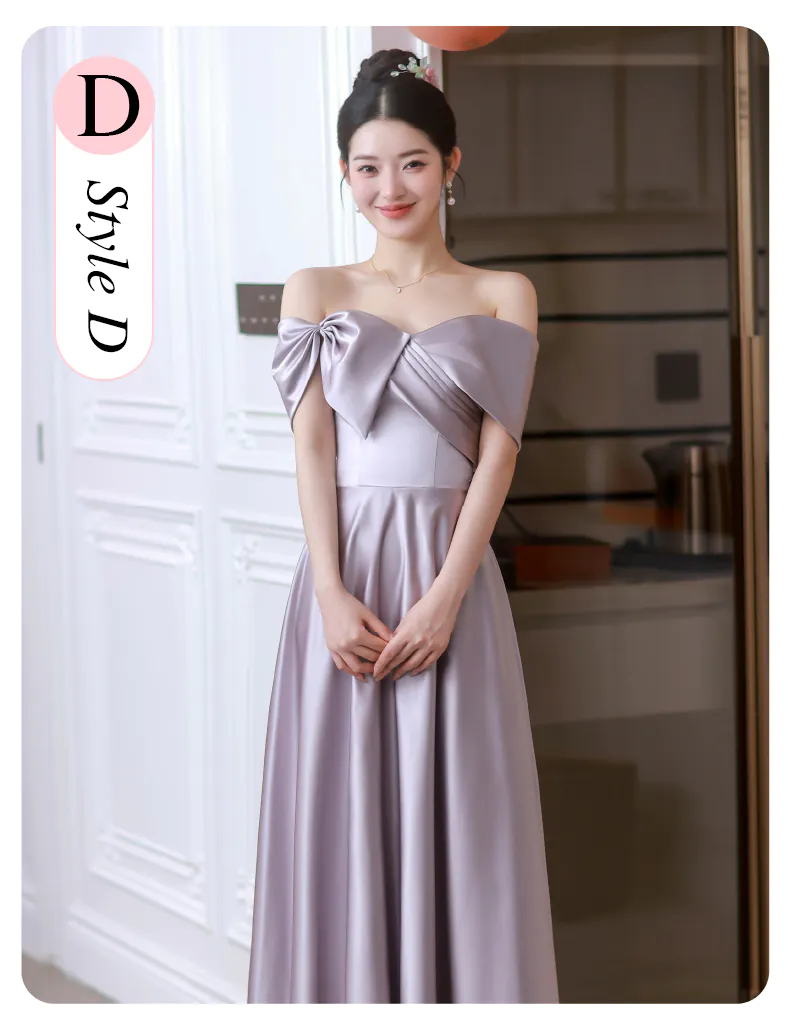A-Line-Light-Purple-Halter-Neck-Beach-Hotel-Wedding-Satin-Bridesmaid-Dress16