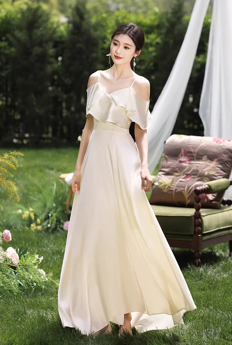 Fashion-Champagne-Satin-Wedding-Guest-Maxi-Dress-Formal-Party-Gown15