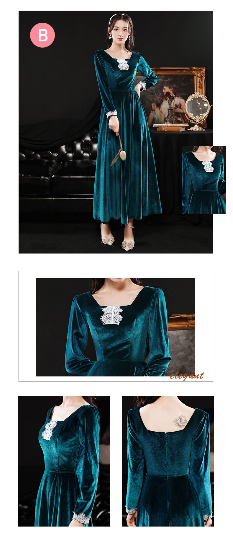 Fashion-Peacock-Blue-Velvet-Bridal-Party-Evening-Long-Formal-Dress14.jpg