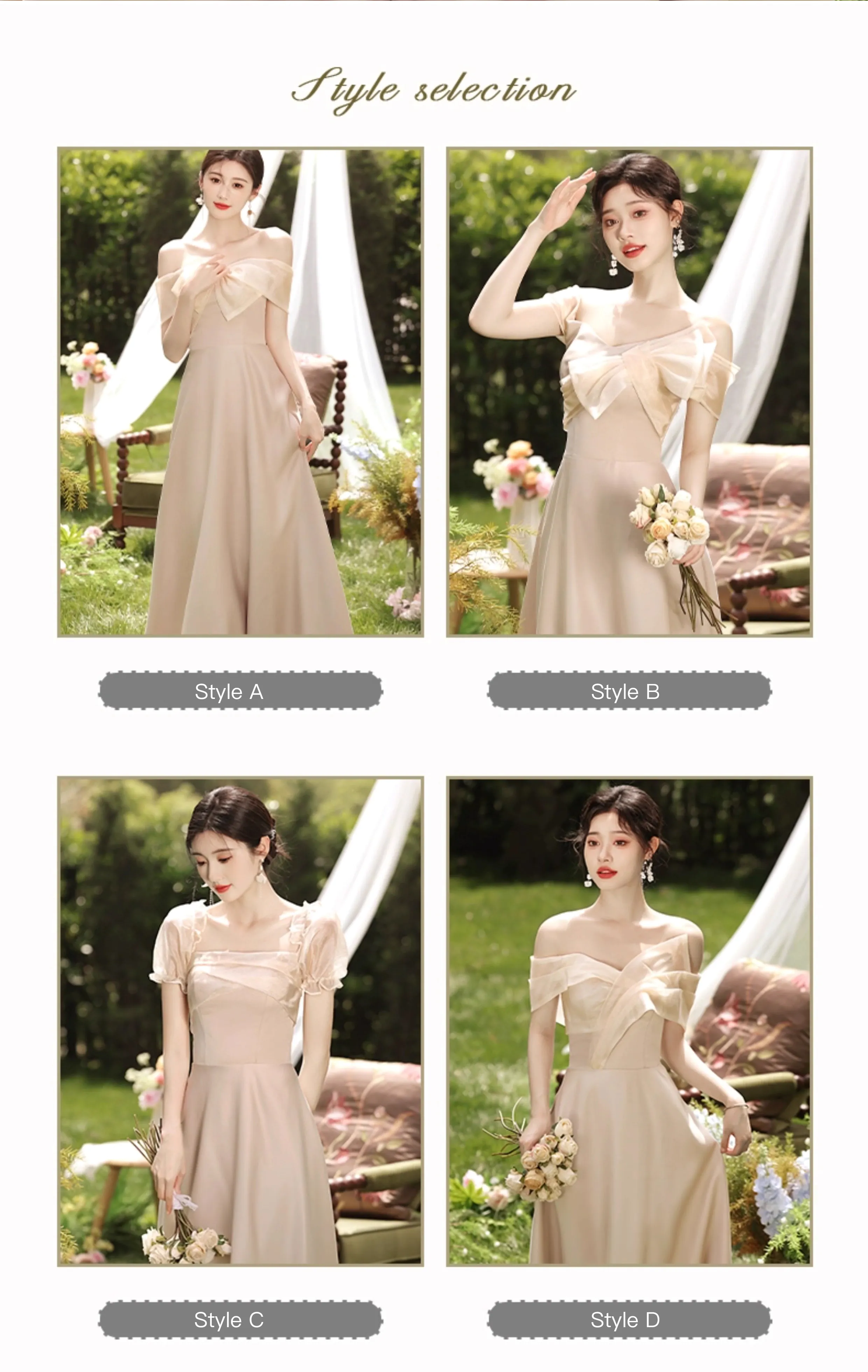 Fashion-Simple-Champagne-Satin-Wedding-Guest-Bridesmaid-Dress11