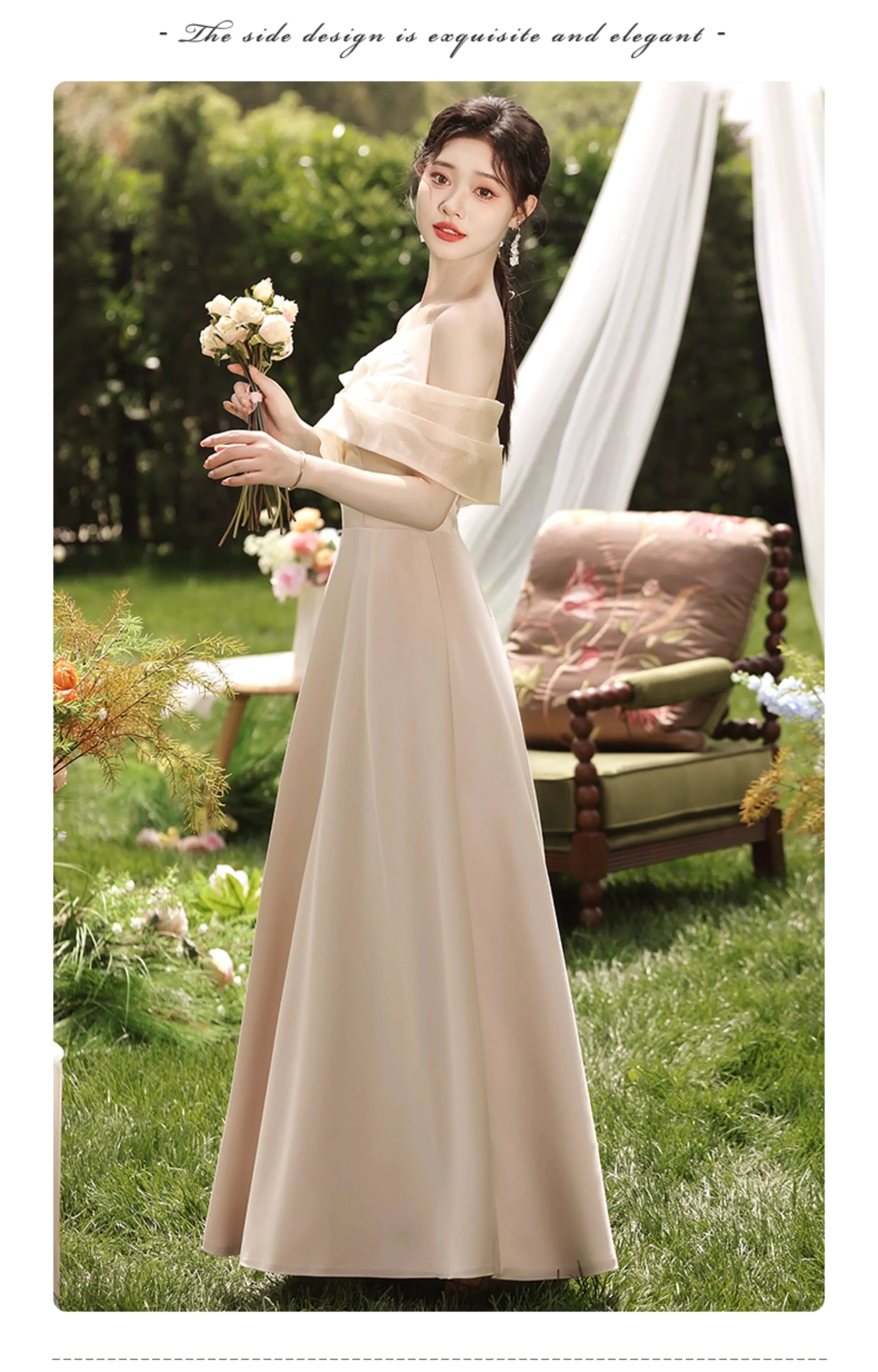 Fashion-Simple-Champagne-Satin-Wedding-Guest-Bridesmaid-Dress20