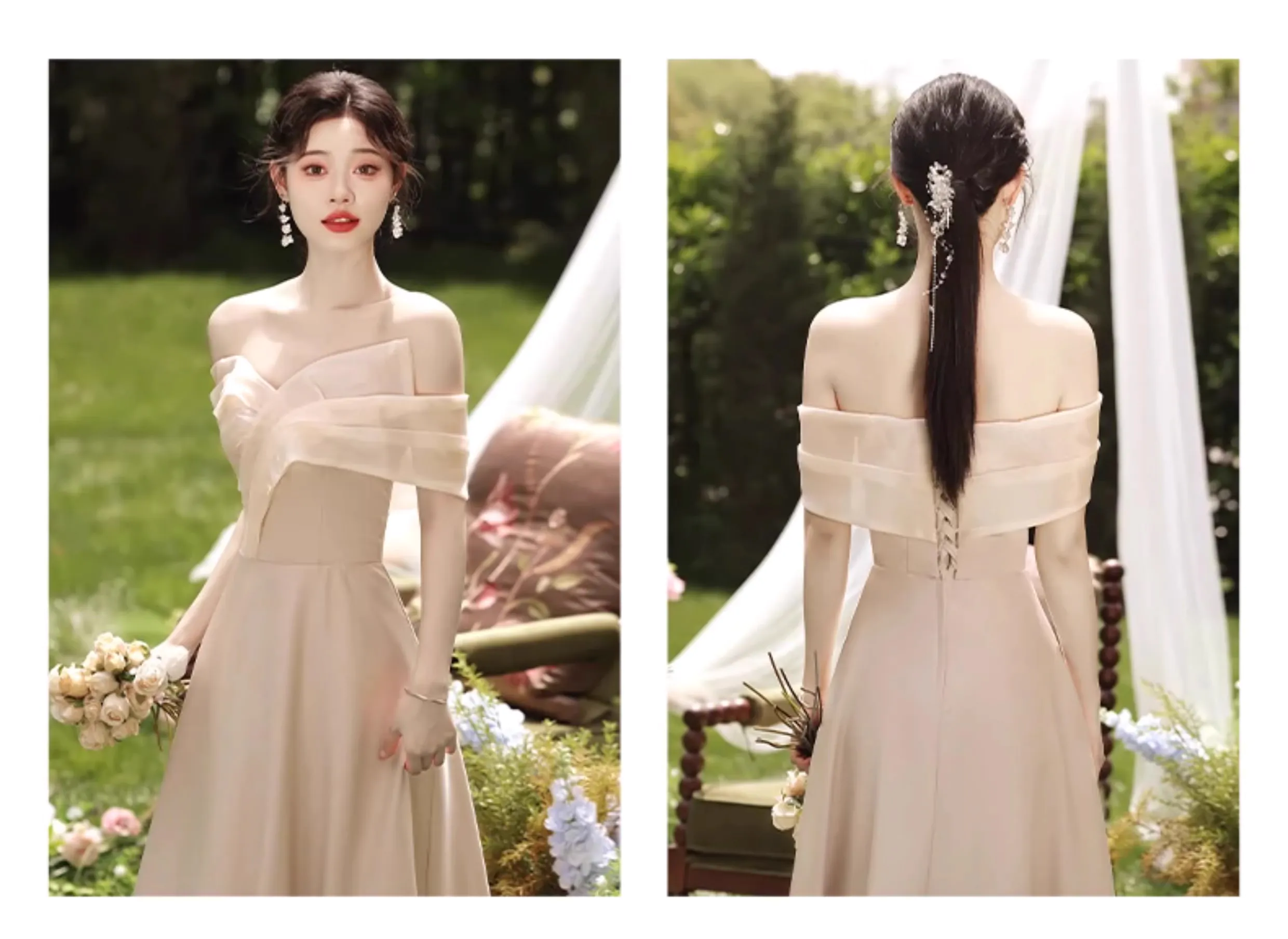 Fashion-Simple-Champagne-Satin-Wedding-Guest-Bridesmaid-Dress22