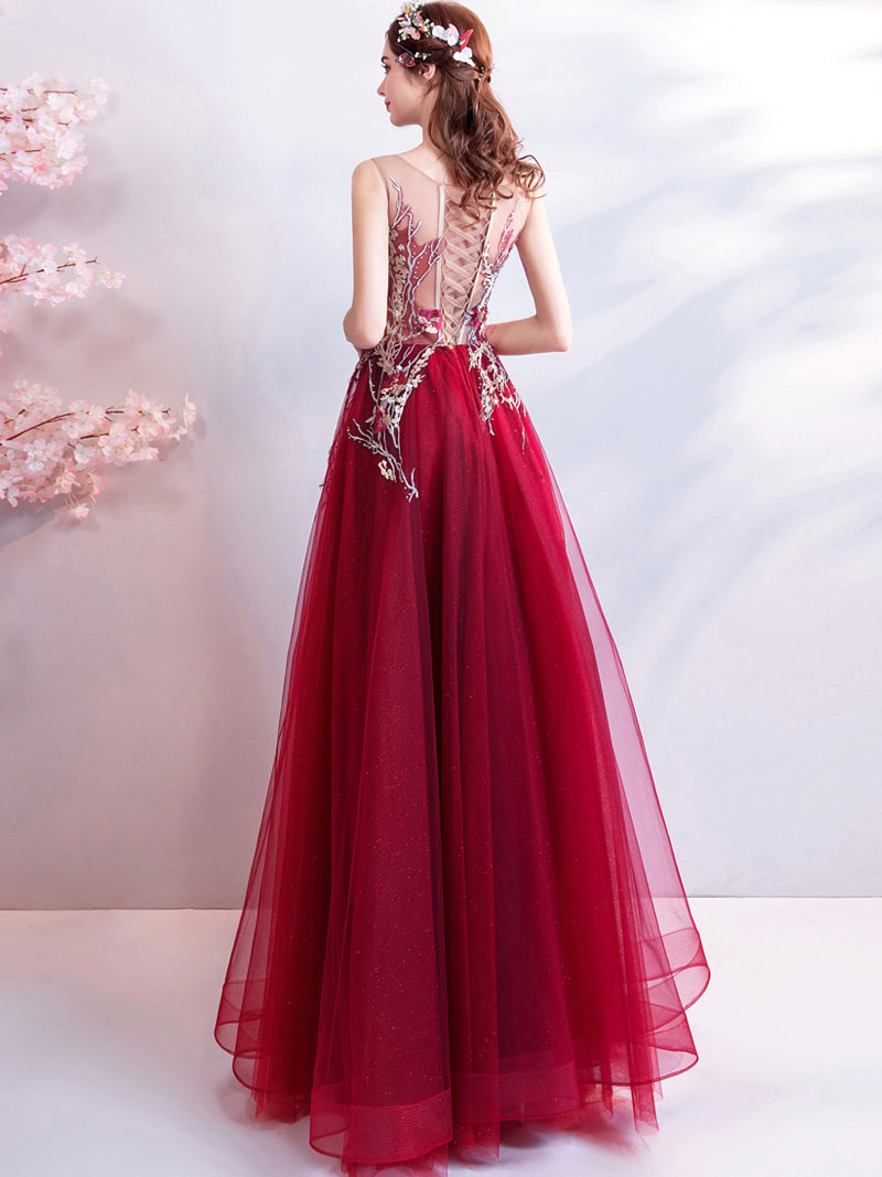 Gorgeous Red Couture Dress for Wedding Party Prom All Occasions01