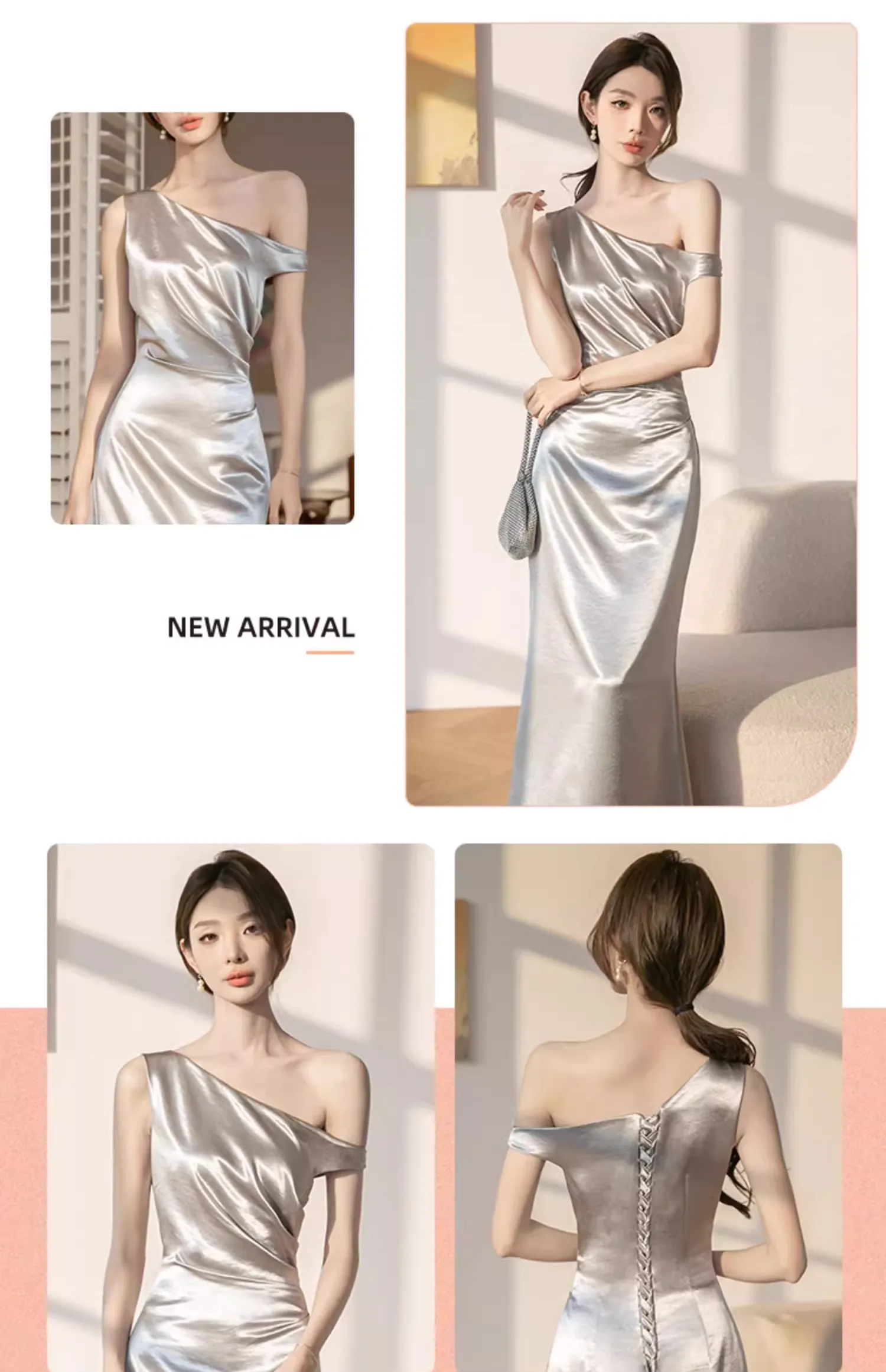 Minimalist-Grey-Satin-Bridesmaid-Dress-Wedding-Birthday-Party-Attire16