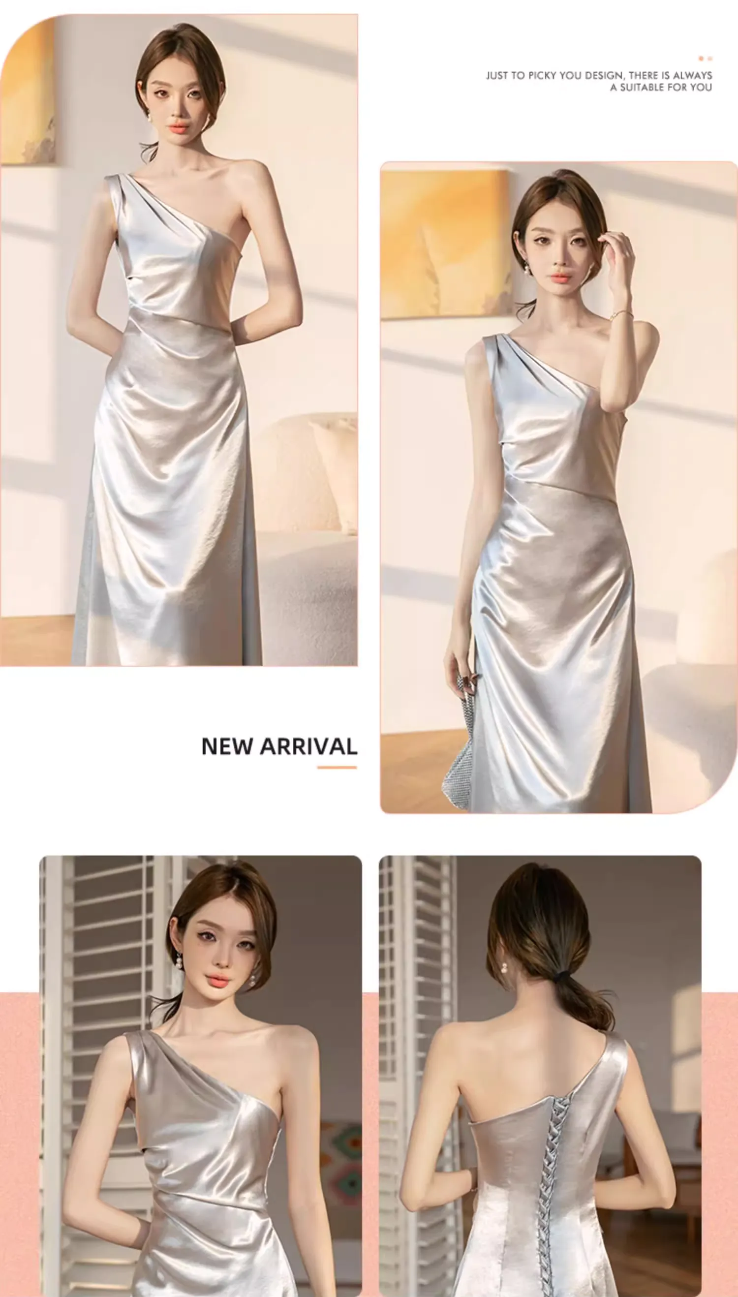 Minimalist-Grey-Satin-Bridesmaid-Dress-Wedding-Birthday-Party-Attire20