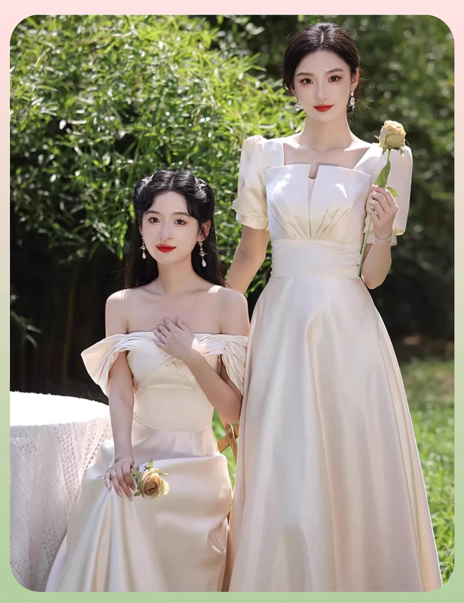 Simple-Champagne-Wedding-Guest-Satin-Bridesmaid-Homecoming-Dress10