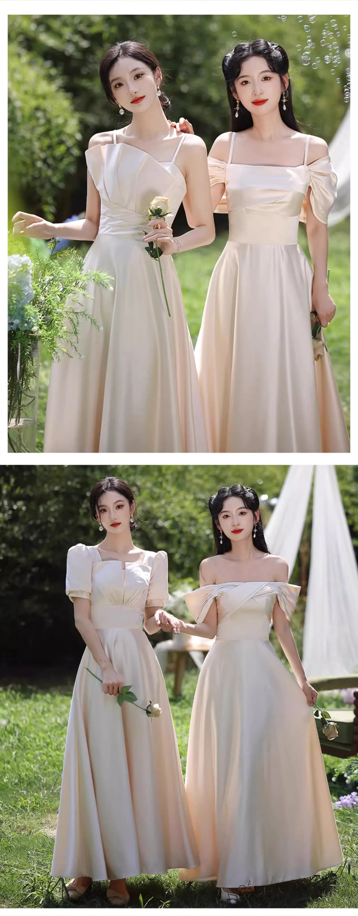 Simple-Champagne-Wedding-Guest-Satin-Bridesmaid-Homecoming-Dress15