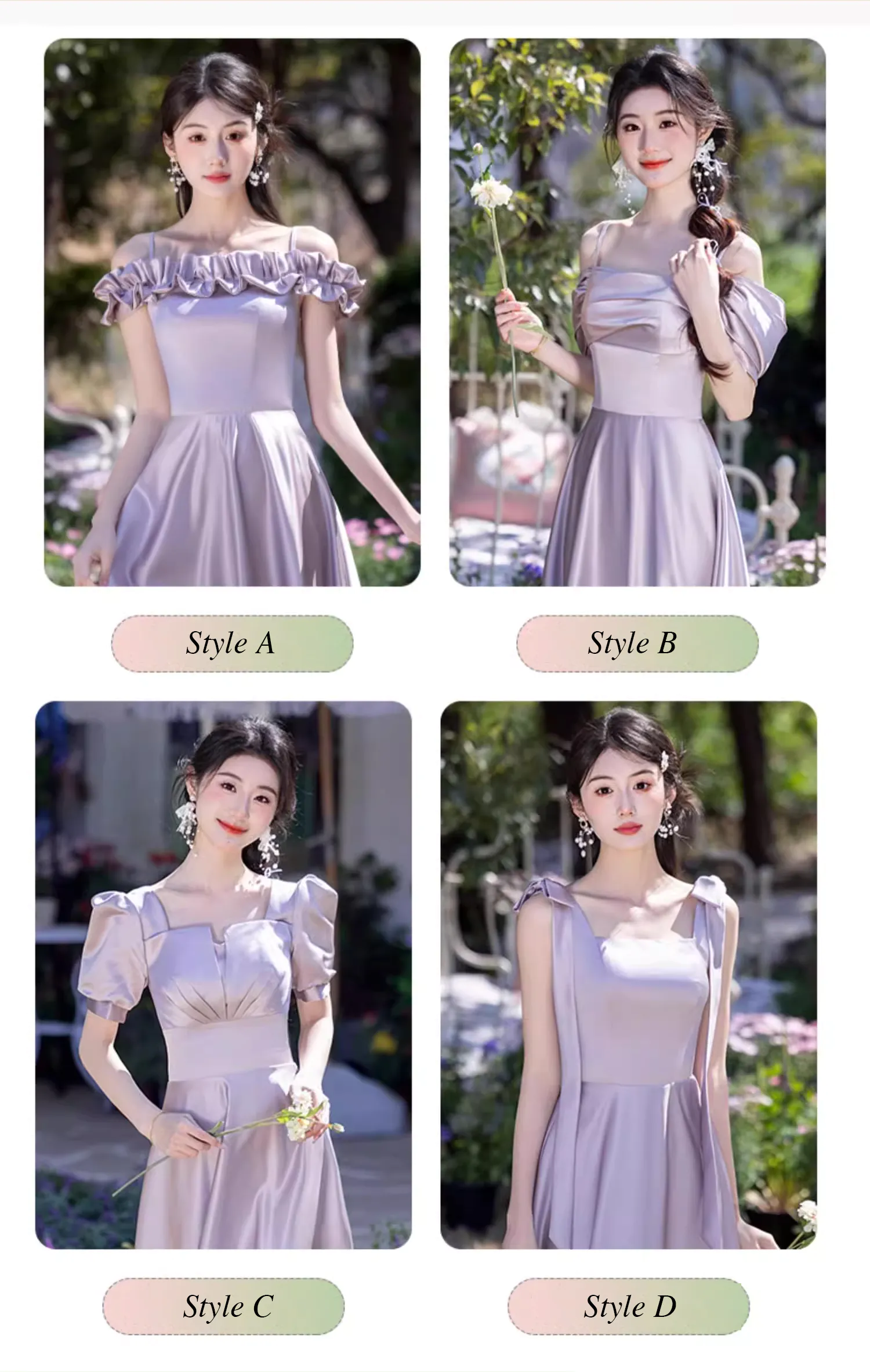 Sweet-Purple-Satin-Wedding-Party-Bridesmaid-Dress-Evening-Gown12