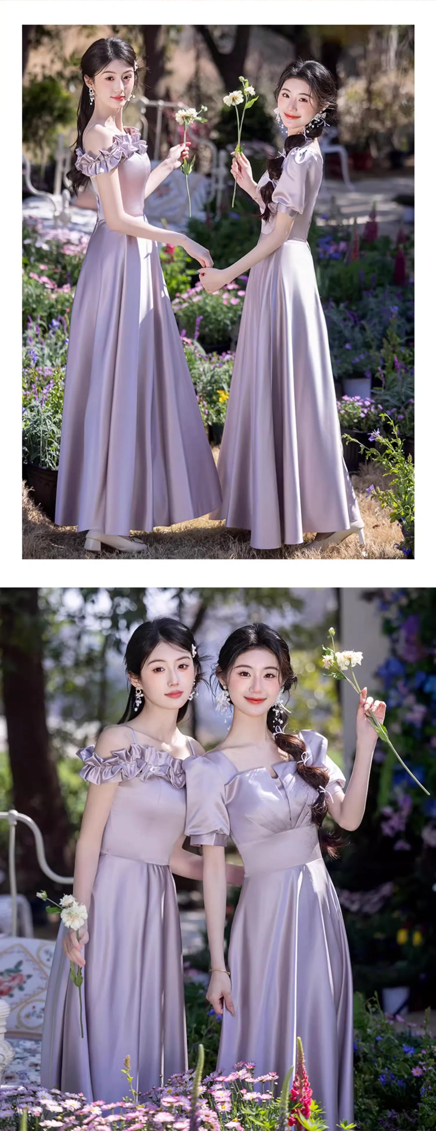 Sweet-Purple-Satin-Wedding-Party-Bridesmaid-Dress-Evening-Gown17
