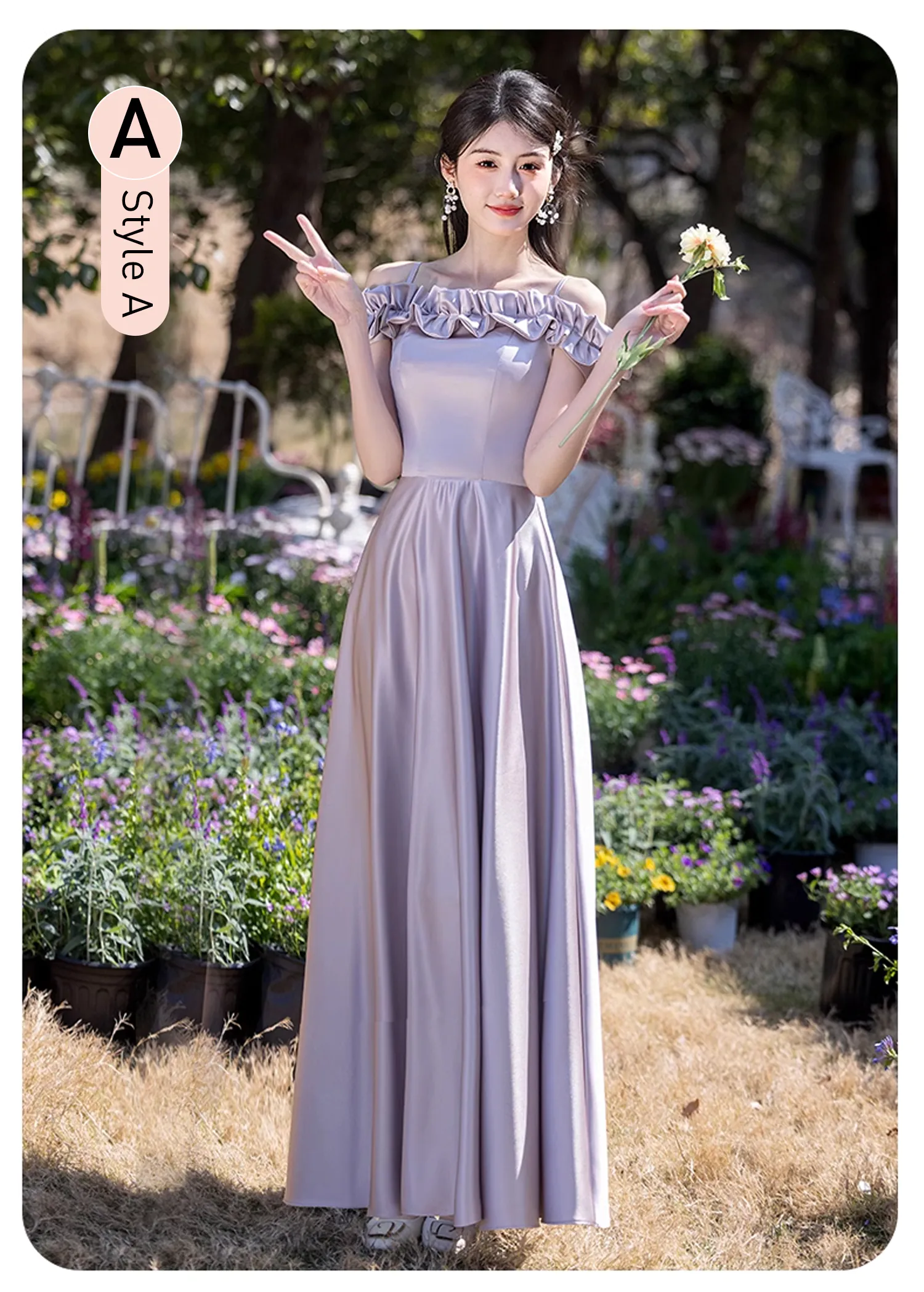 Sweet-Purple-Satin-Wedding-Party-Bridesmaid-Dress-Evening-Gown18