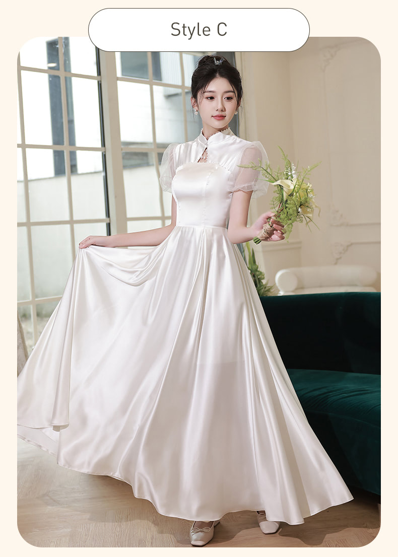 Sweet-White-Satin-Wedding-Party-Dress-Homecoming-Evening-Gown23