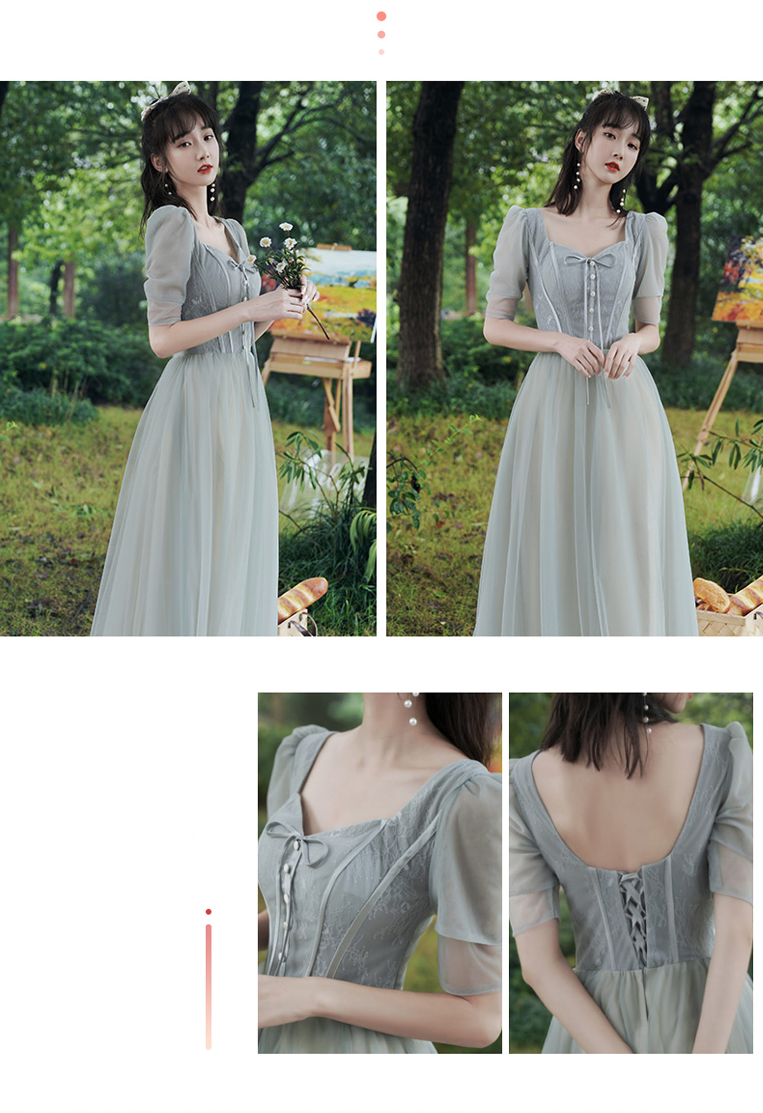 Beautiful-Greyish-Blue-Bridesmaid-Dress-Evening-Party-Formal-Outfit19