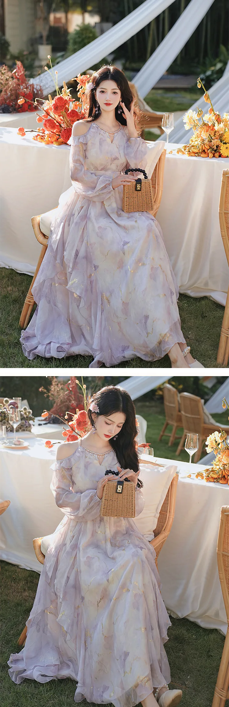 Charming-Soft-Purple-Cold-Shoulder-Long-Sleeve-Princess-Chiffon-Dress09