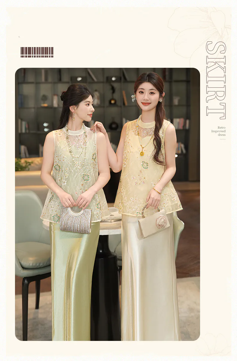 Ethereal-Sheer-Floral-Embroidery-Tulle-Vest-with-Silky-Slip-Dress-Set09