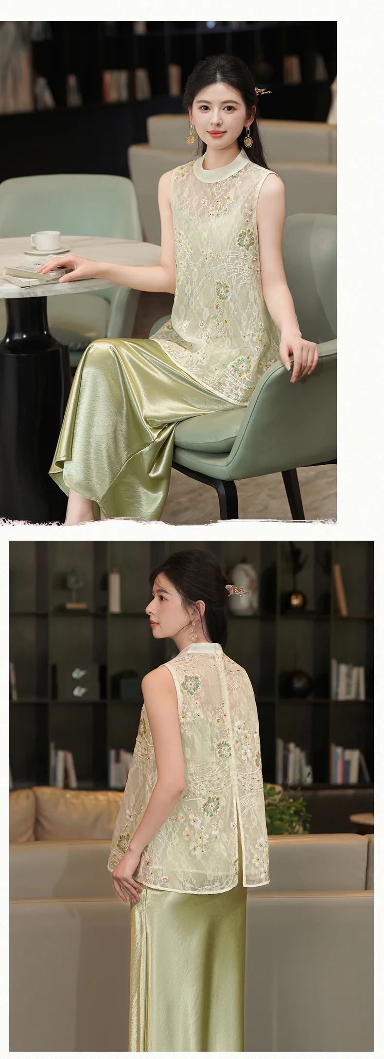 Ethereal-Sheer-Floral-Embroidery-Tulle-Vest-with-Silky-Slip-Dress-Set17