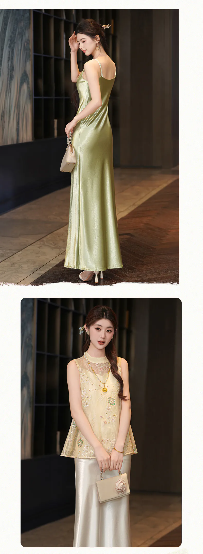 Ethereal-Sheer-Floral-Embroidery-Tulle-Vest-with-Silky-Slip-Dress-Set19