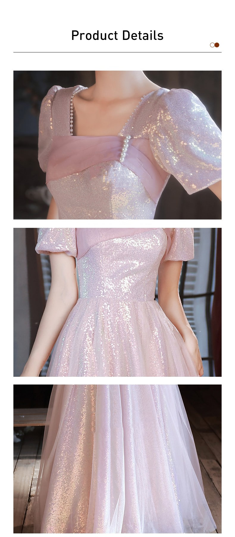 Fairy-Square-Neck-Pink-Princess-Prom-Evening-Party-Long-Dress16
