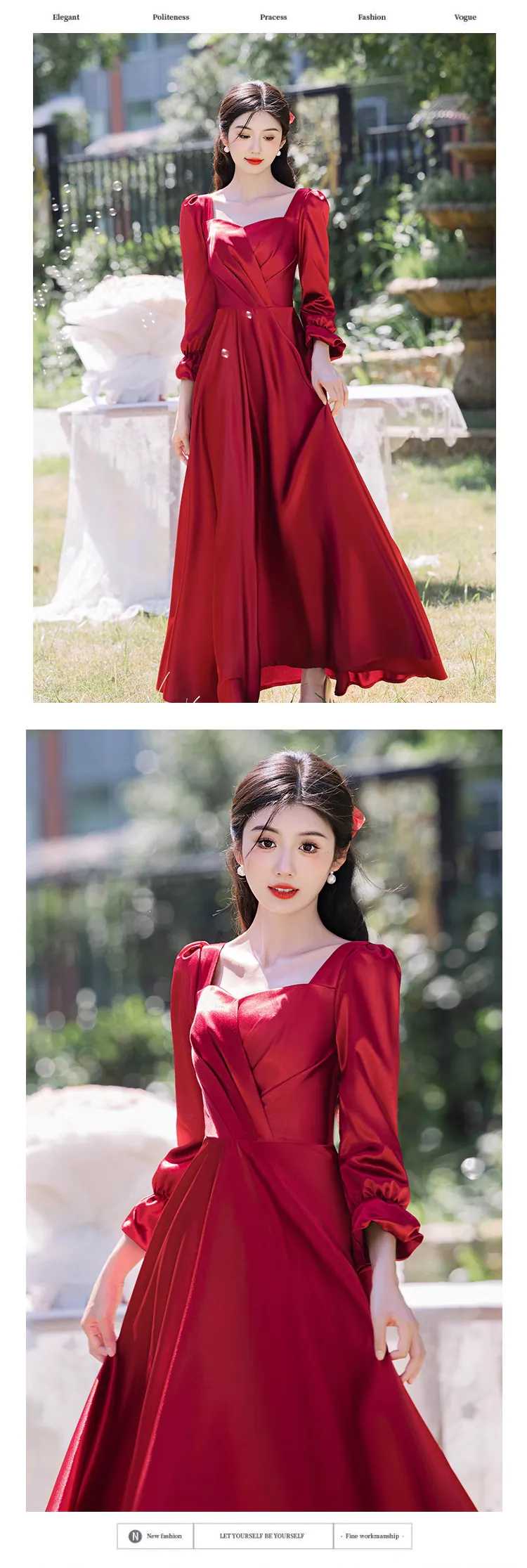 Sweet-Wine-Red-Satin-Wedding-Guest-Bridesmaid-Formal-Evening-Dress18