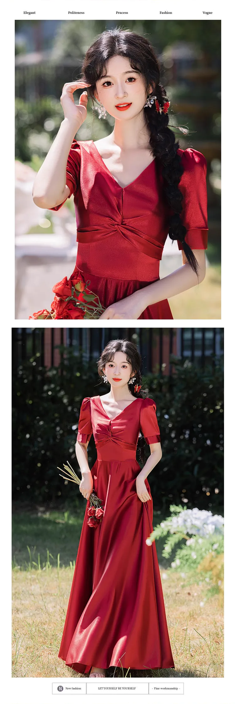 Sweet-Wine-Red-Satin-Wedding-Guest-Bridesmaid-Formal-Evening-Dress22