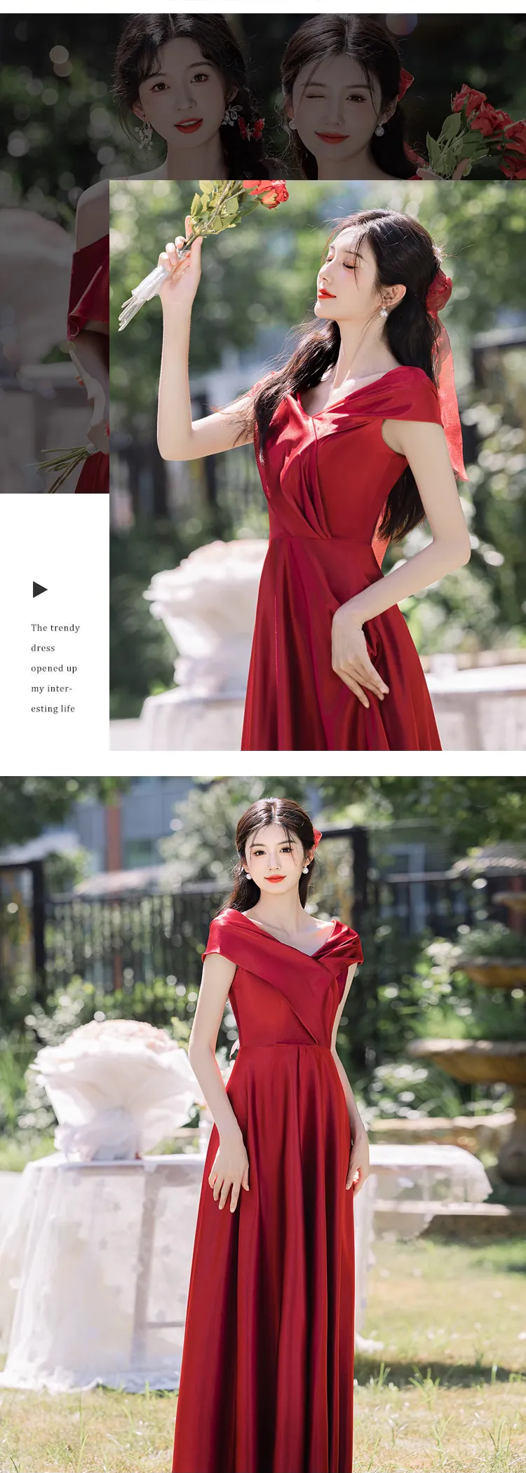 Sweet-Wine-Red-Satin-Wedding-Guest-Bridesmaid-Formal-Evening-Dress25