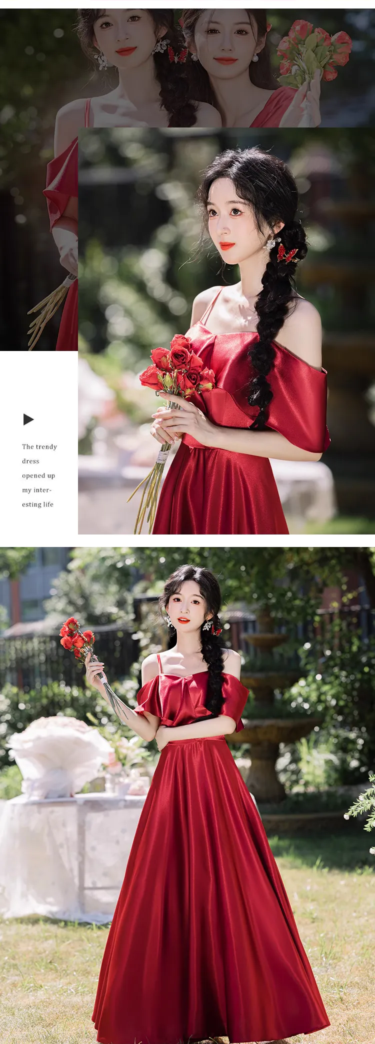 Sweet-Wine-Red-Satin-Wedding-Guest-Bridesmaid-Formal-Evening-Dress29
