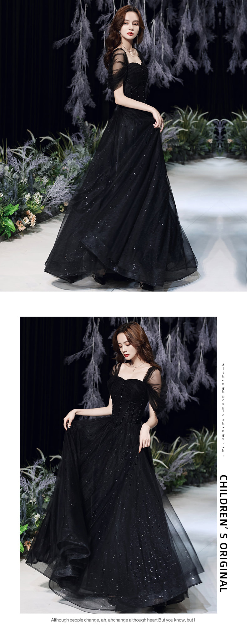 Womens-Unique-Black-Special-Occasion-Prom-Party-Long-Dress11