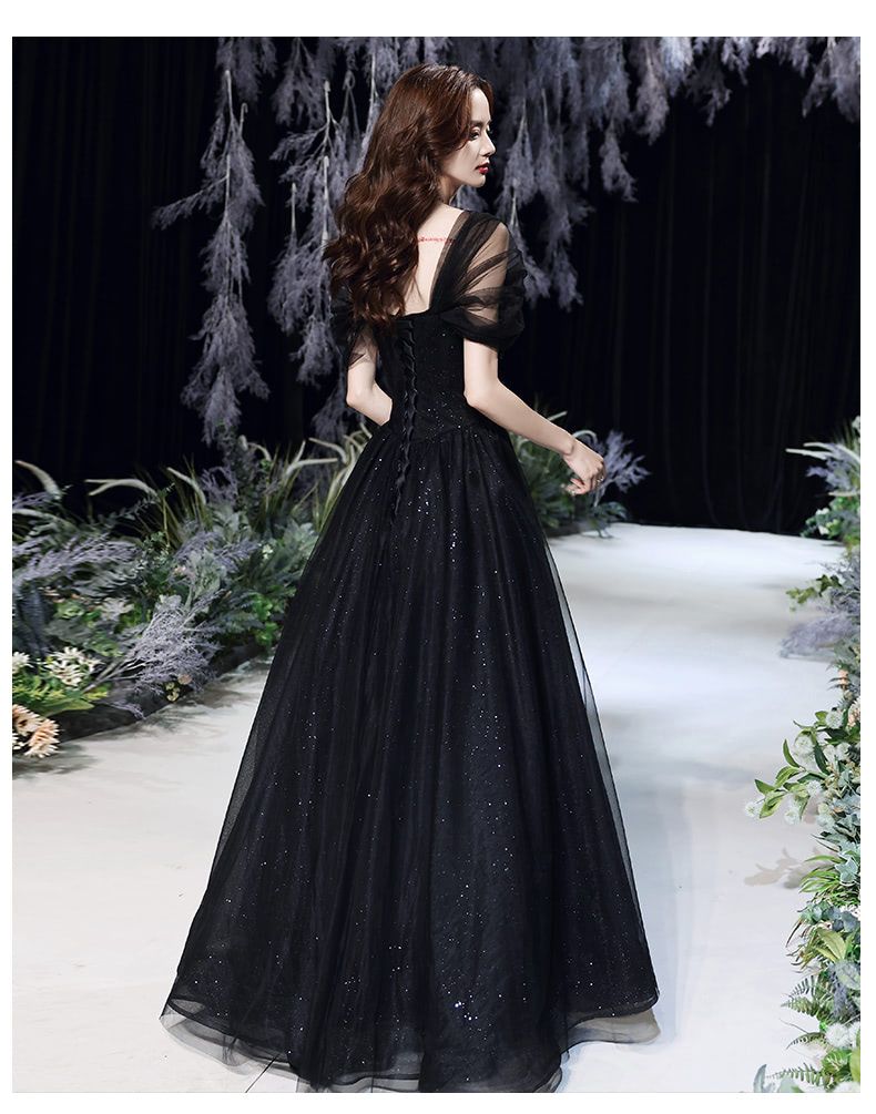 Womens-Unique-Black-Special-Occasion-Prom-Party-Long-Dress15