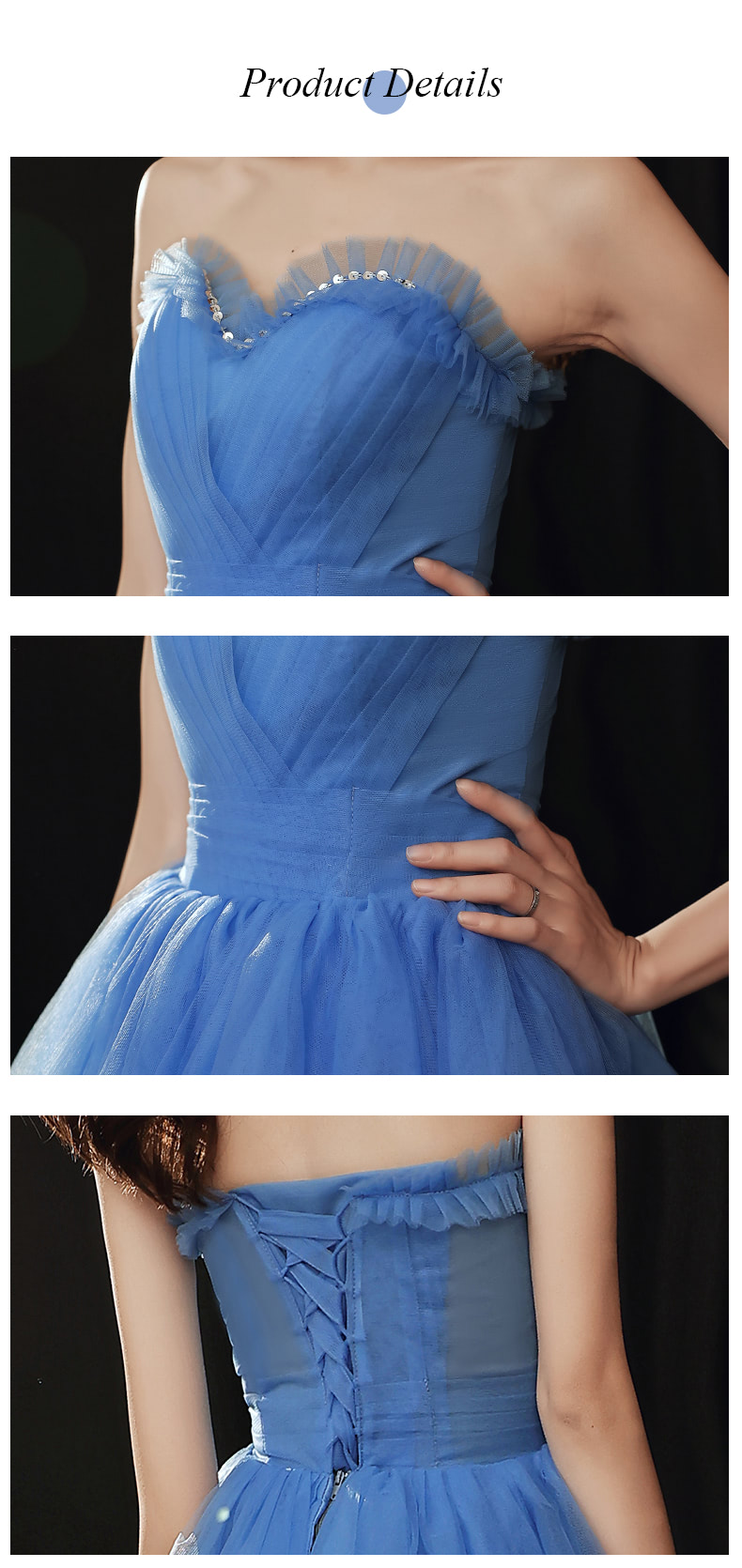 Blue-Tube-Top-Tulle-Cocktail-Evening-Party-Formal-Puffy-Maxi-Dress