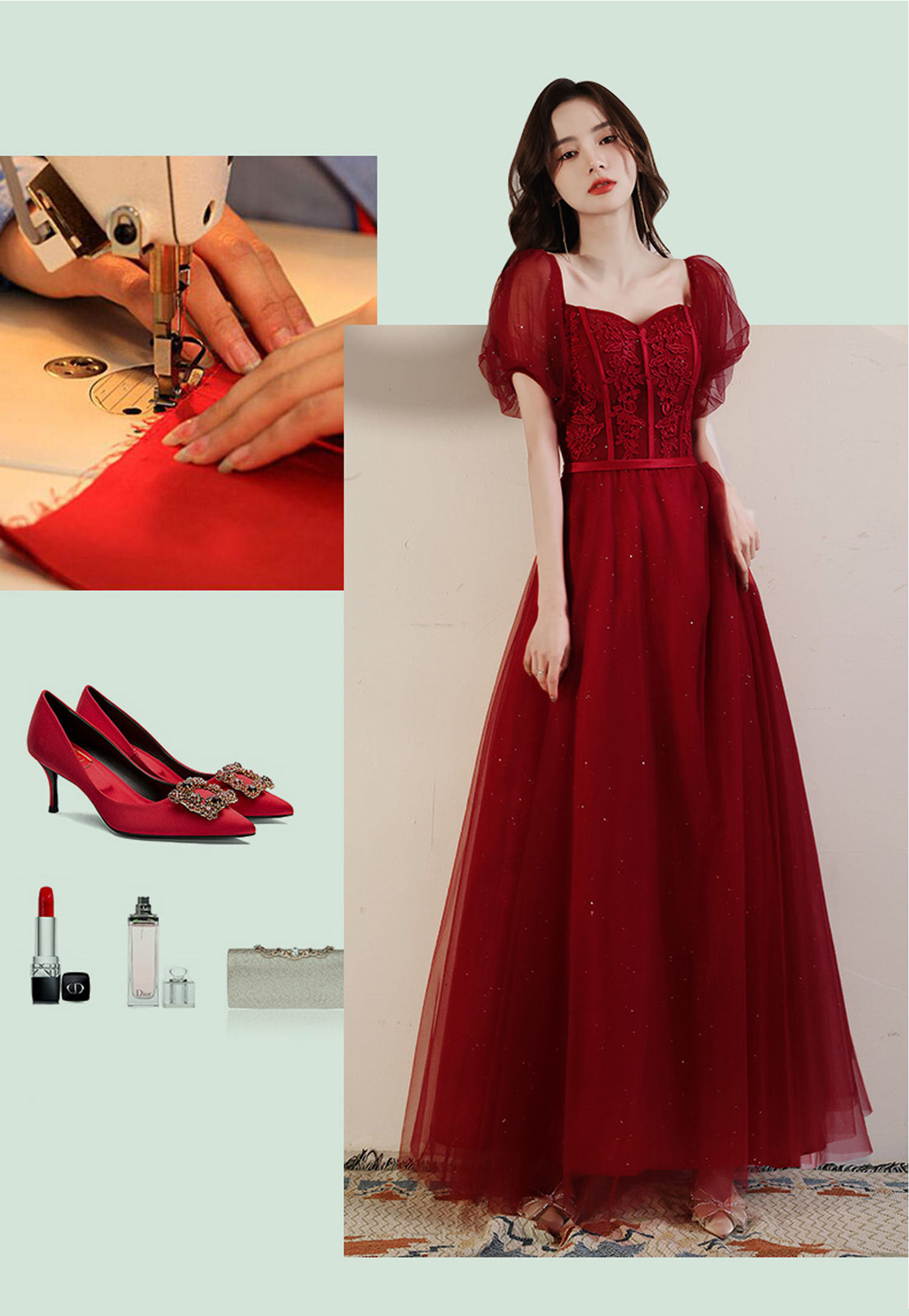 Burgundy-Formal-Maxi-Dress-for-Cocktail-Prom-Party-with-Sleeves08
