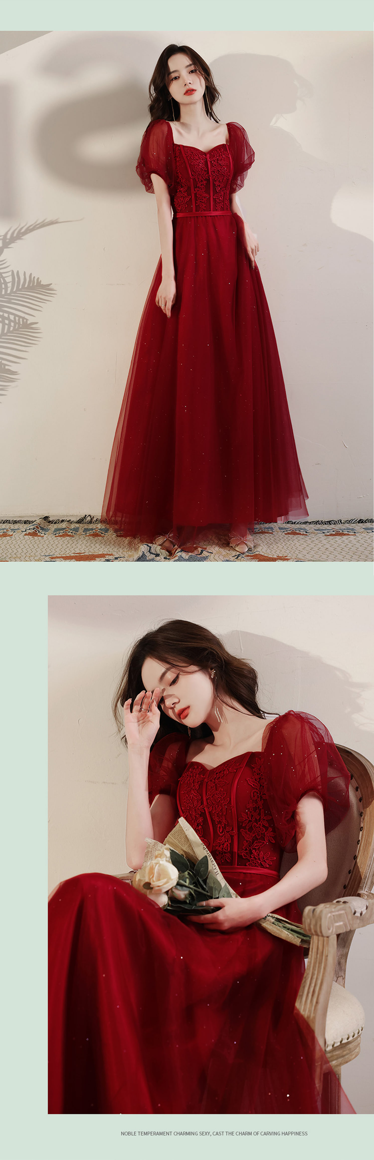 Burgundy-Formal-Maxi-Dress-for-Cocktail-Prom-Party-with-Sleeves15