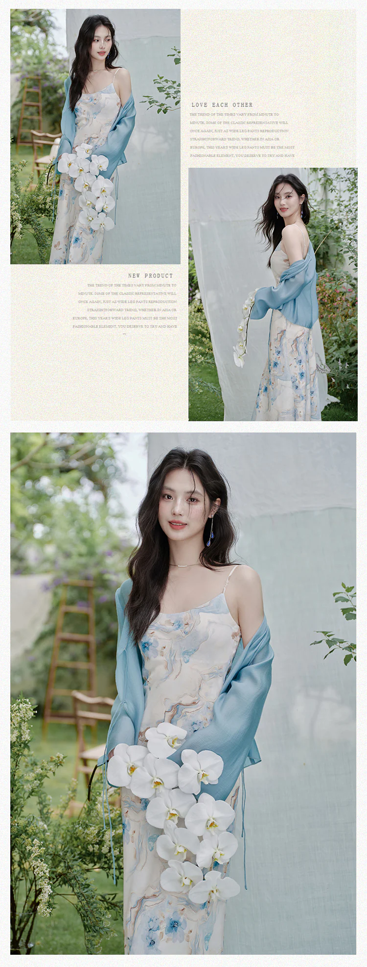 Chic-Gradient-Floral-Print-Blue-Slip-Sundress-with-Cardigan-2-Piece-Set13