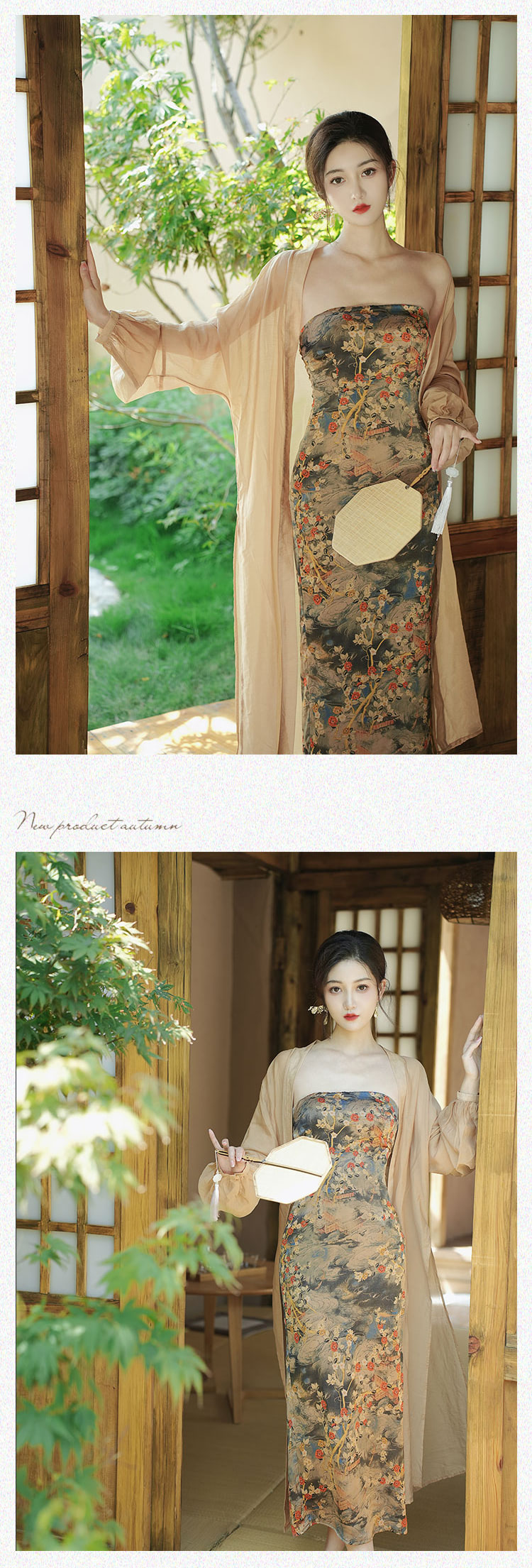 Chinese-Retro-Style-Print-Qipao-Dress-Traditional-Cheongsam-Attire13