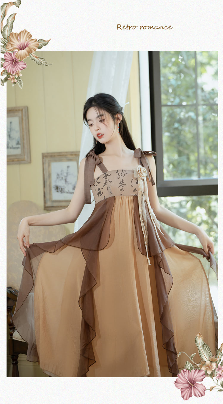 Chinese-Traditional-Costume-Brown-Slip-Dress-Modern-Hanfu-Suit11