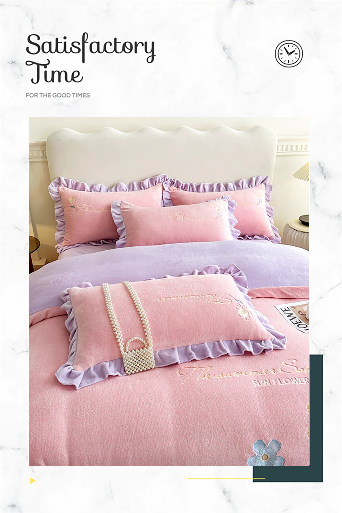 Comfy-Milk-Fiber-Embroidery-Quilt-Cover-Bed-Sheet-Pillowcases-Set21
