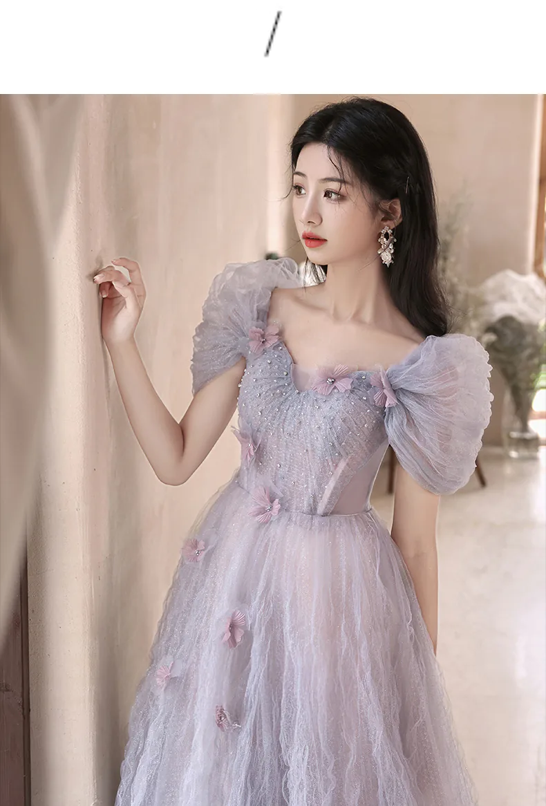 Dreamy-Grey-Tulle-Puff-Sleeves-3D-Floral-Embellished-Formal-Dress14