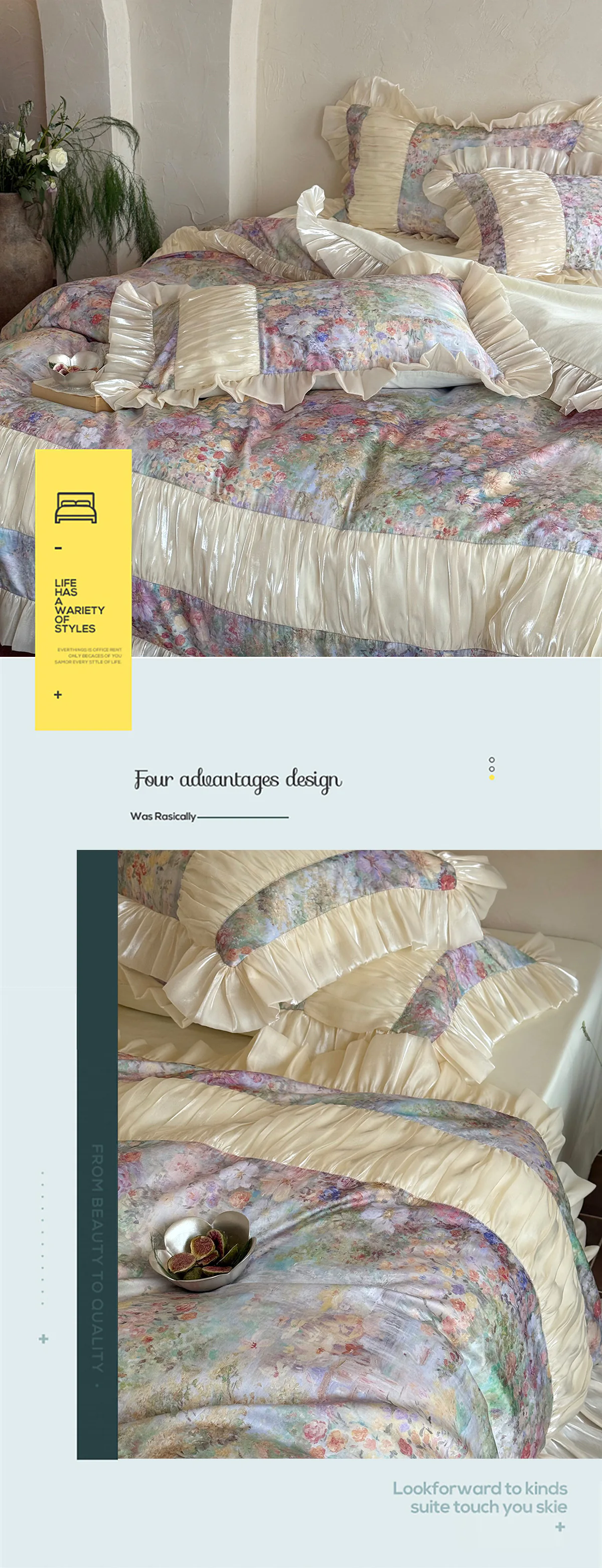 Dreamy-Pastel-Watercolor-Print-Lyocell-Tencel-Cotton-Duvet-Cover-4-Pcs-Set10