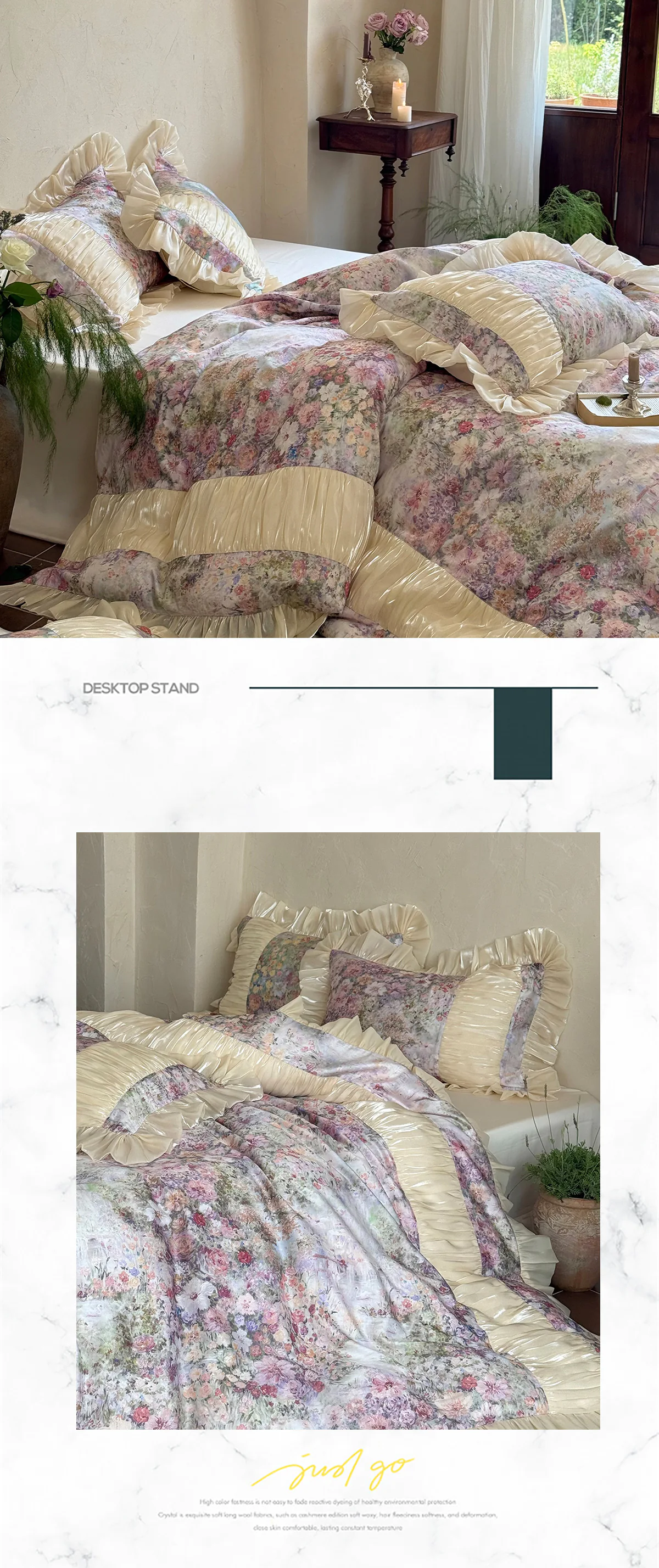 Dreamy-Pastel-Watercolor-Print-Lyocell-Tencel-Cotton-Duvet-Cover-4-Pcs-Set17