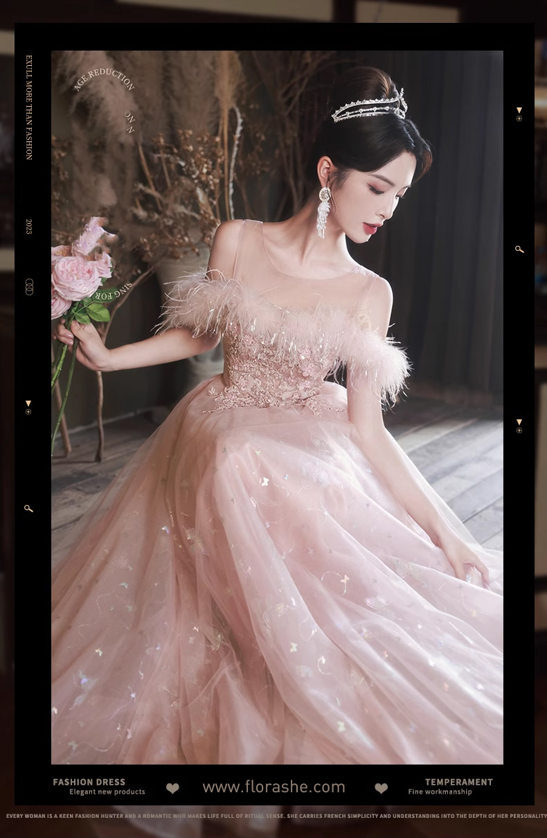 Elegant-Pink-Feather-Nightclub-Business-Cocktail-Party-Formal-Dress06