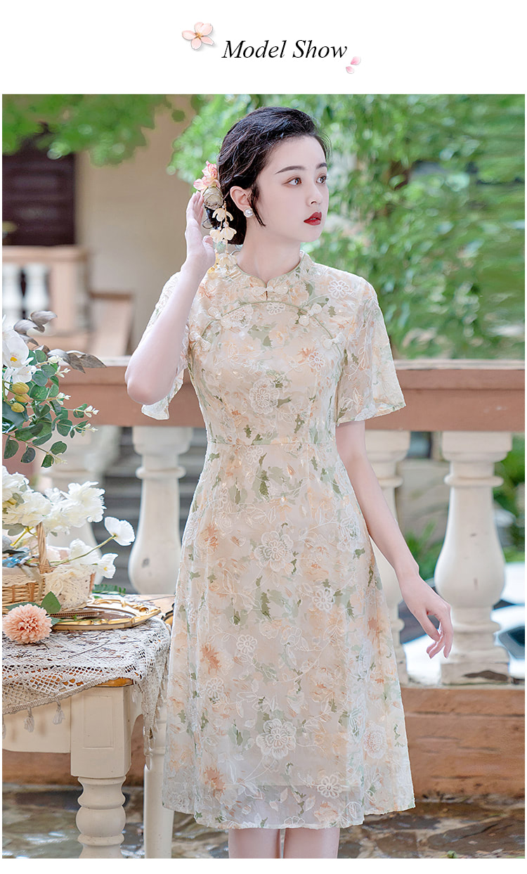 Embroidery-Floral-Print-Improved-Cheongsam-Chiffon-Qipao-Dress08