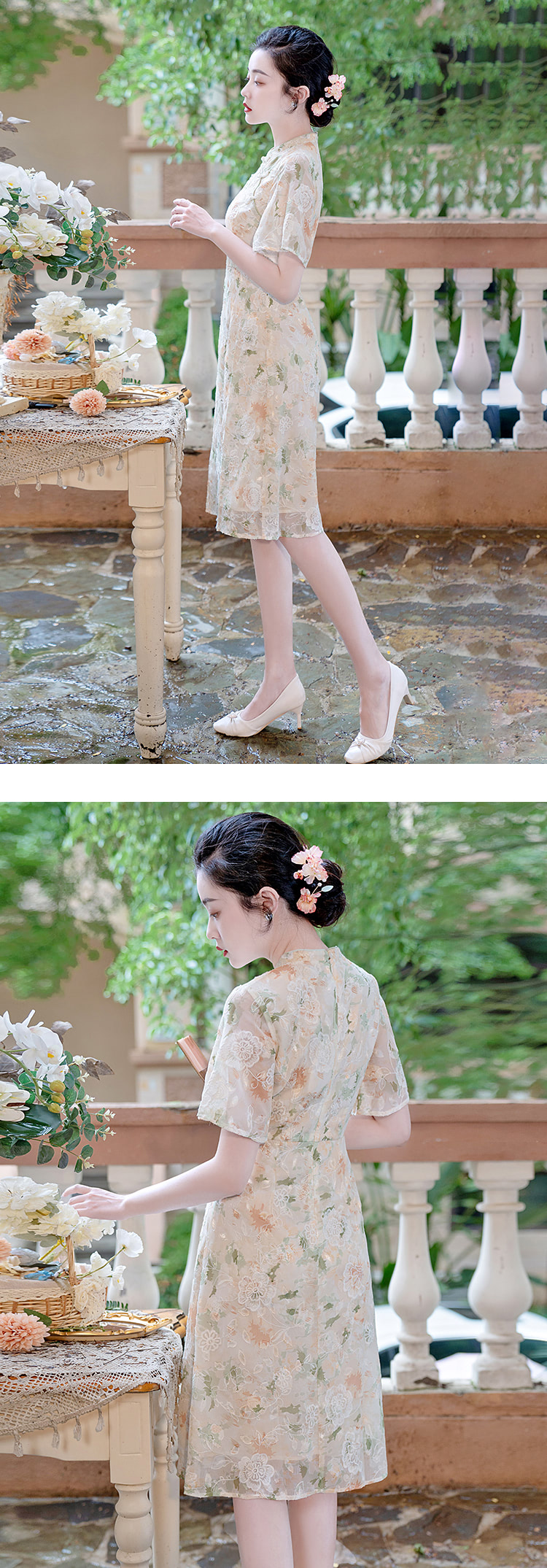 Embroidery-Floral-Print-Improved-Cheongsam-Chiffon-Qipao-Dress12