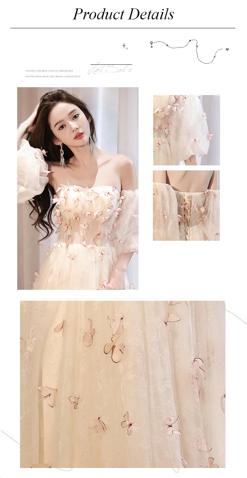 Ethereal-Champagne-Off-Shoulder-3D-Butterfly-Tulle-Formal-Long-Dress09