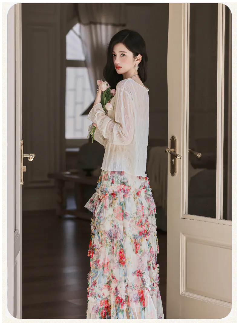 Fairy-Floral-Lace-Camisole-Ruffled-Midi-Skirt-with-Sheer-Cardigan-3-Piece-Set16