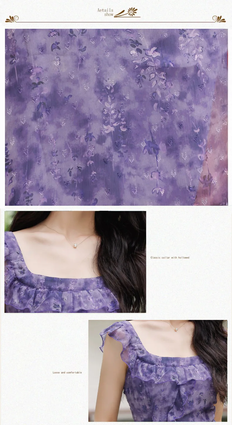 Feminine-Lavender-Floral-Print-Ruffle-Side-Slit-Chiffon-Casual-Dress08