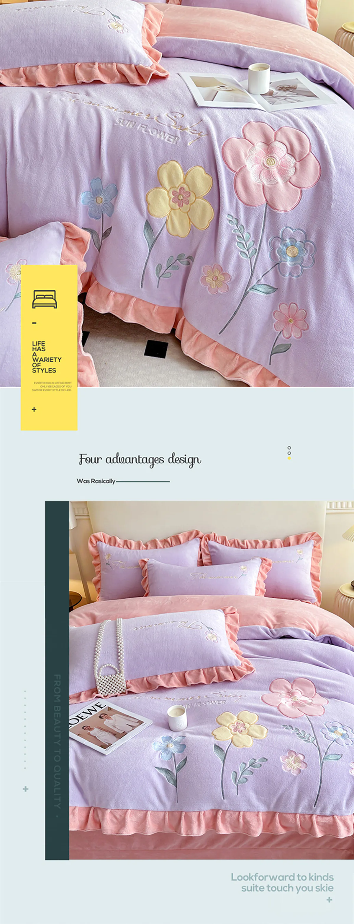 Floral-Embroidery-Matte-Milk-Velvet-Comforter-Cover-Bedding-Set12