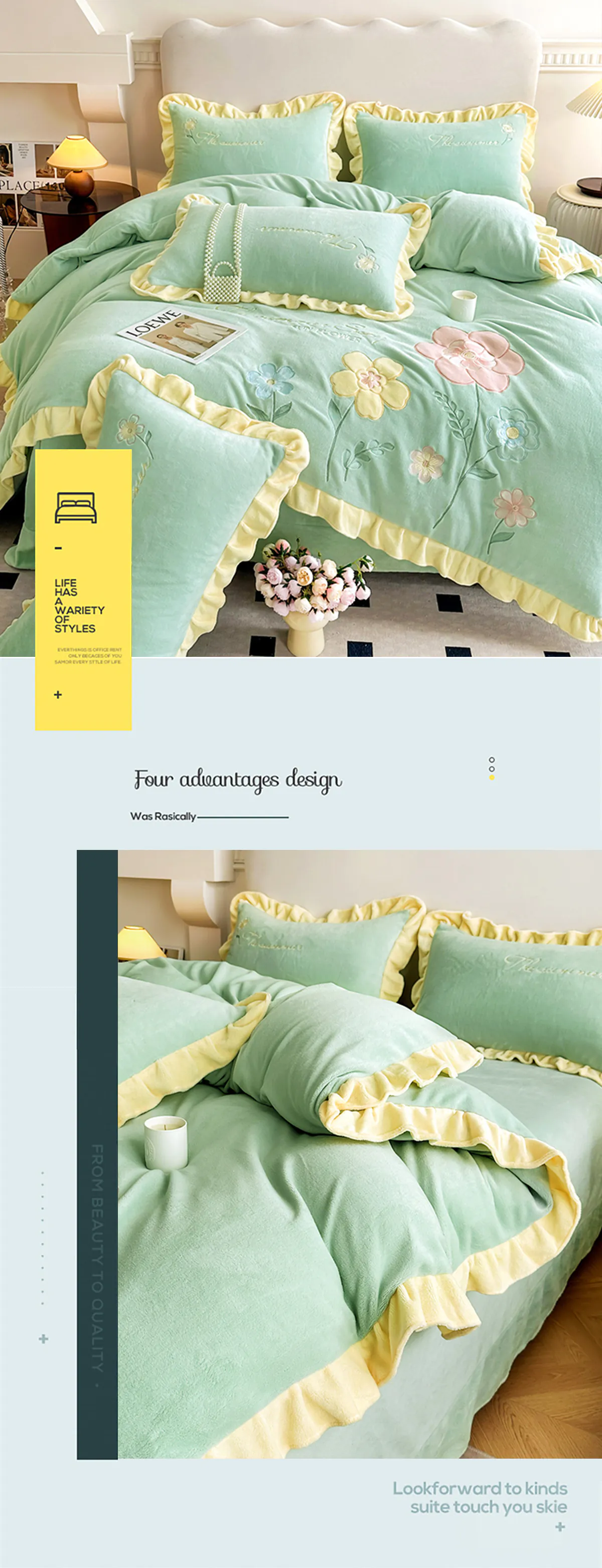 Floral-Embroidery-Matte-Milk-Velvet-Comforter-Cover-Bedding-Set17