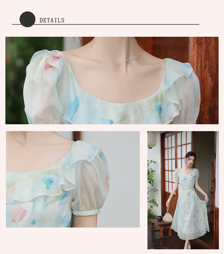 Fresh-Summer-Watercolor-Printed-Ruffle-Trim-Neckline-Casual-Dress09